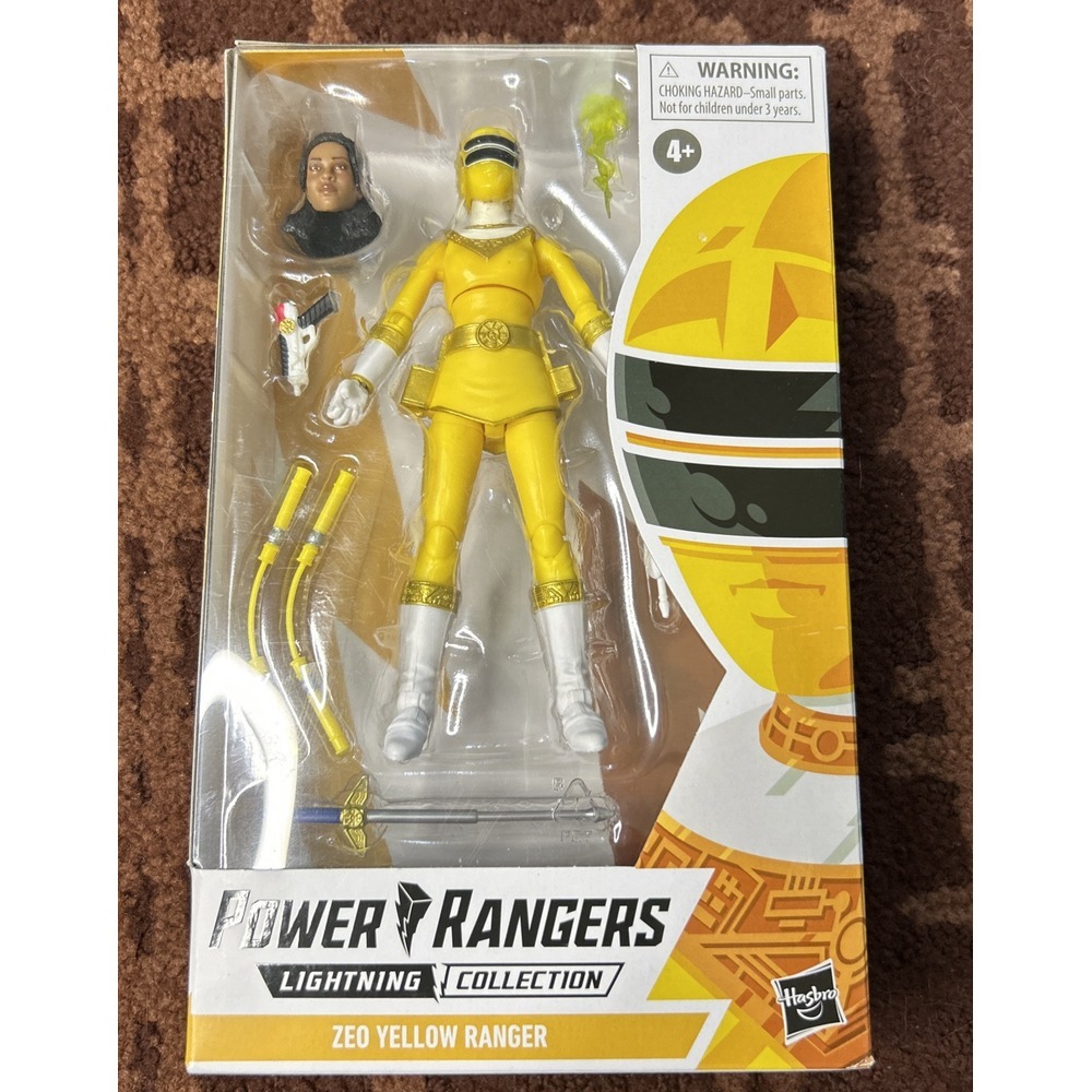 Power Rangers Lightning Collection Zeo Yellow Ranger Action Figure & Accessories